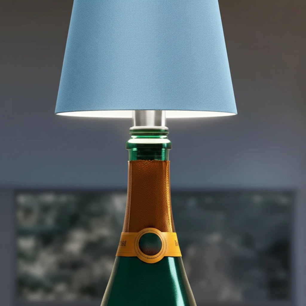 مصباح زجاجة محمول LumiBottle — إضاءة دافئة قابلة للتعتيم