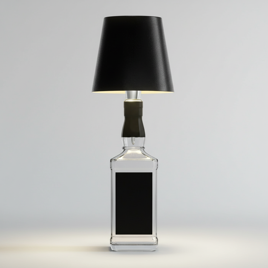 مصباح زجاجة محمول LumiBottle — إضاءة دافئة قابلة للتعتيم