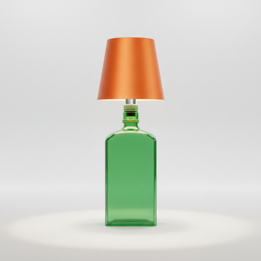 مصباح زجاجة محمول LumiBottle — إضاءة دافئة قابلة للتعتيم