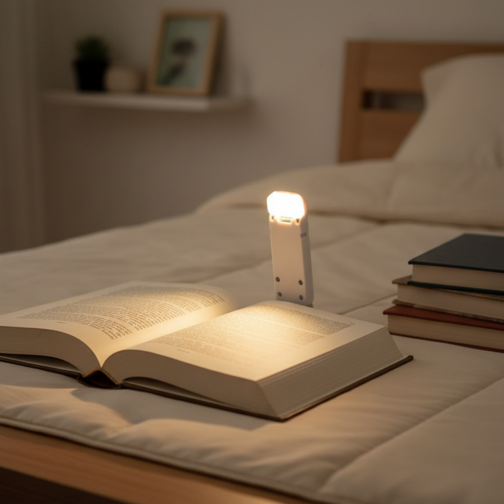 ReadGlow Tragbare flexible Leselampe - Dimmbares warmes Licht