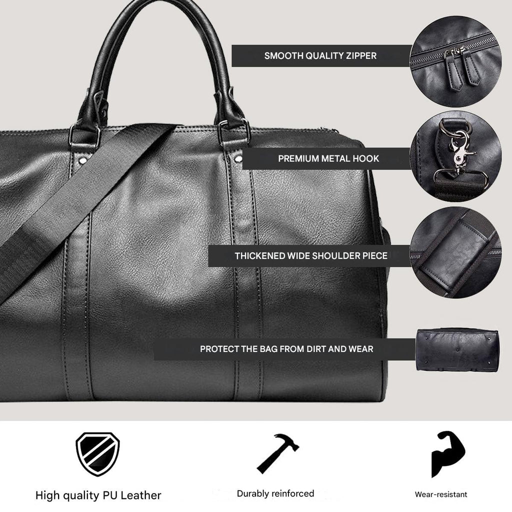 Carry-On Duffle Case — 45.0 × 20.1 × 24.9 cm, 0.9 kg Lightweight Luggage
