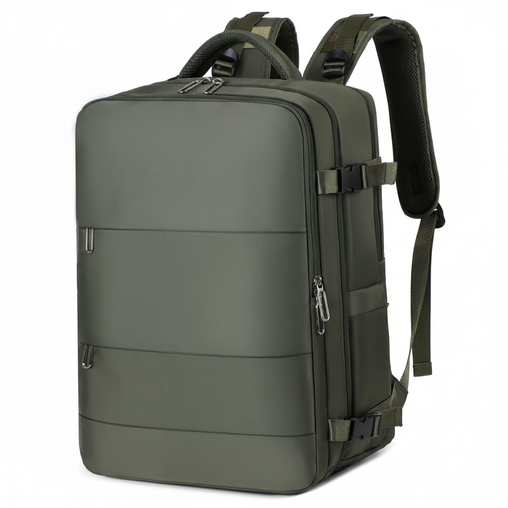 Durable Vacuum Backpack — Travel Compression Organizer Reducing Packed Volume by 50%