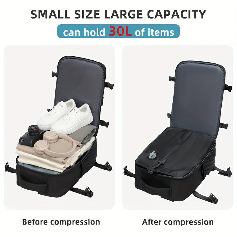 Durable Vacuum Backpack — Travel Compression Organizer Reducing Packed Volume by 50%