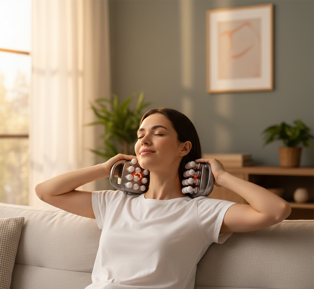 Percussion Massage Gun - 16 Heads - 30 Levels - Deep Tissue - 20–30dB - 2000mAh USB-C | meowbutter