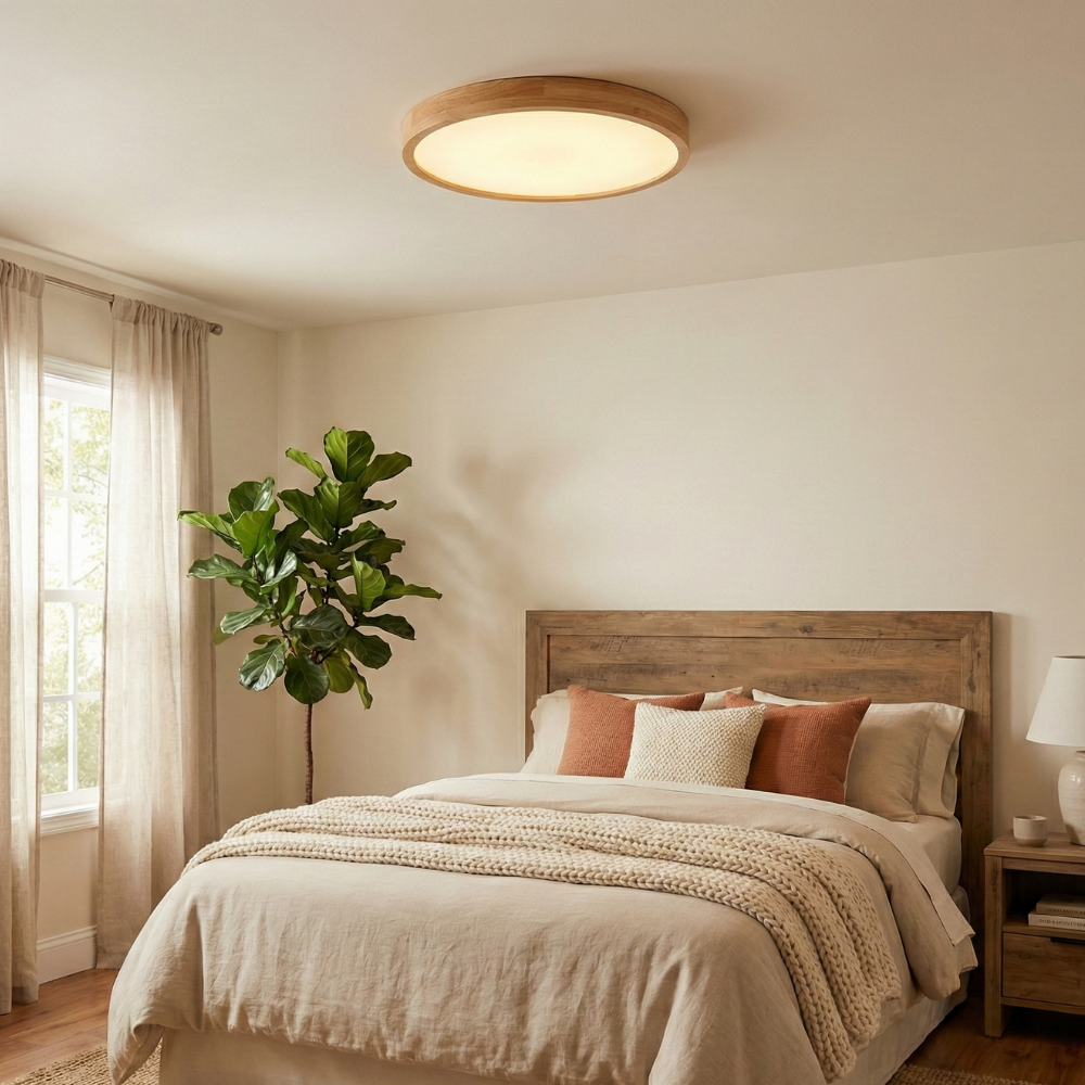 Slim LED Ceiling Lamp With Modern Flush Mount For Elegant Illumination
