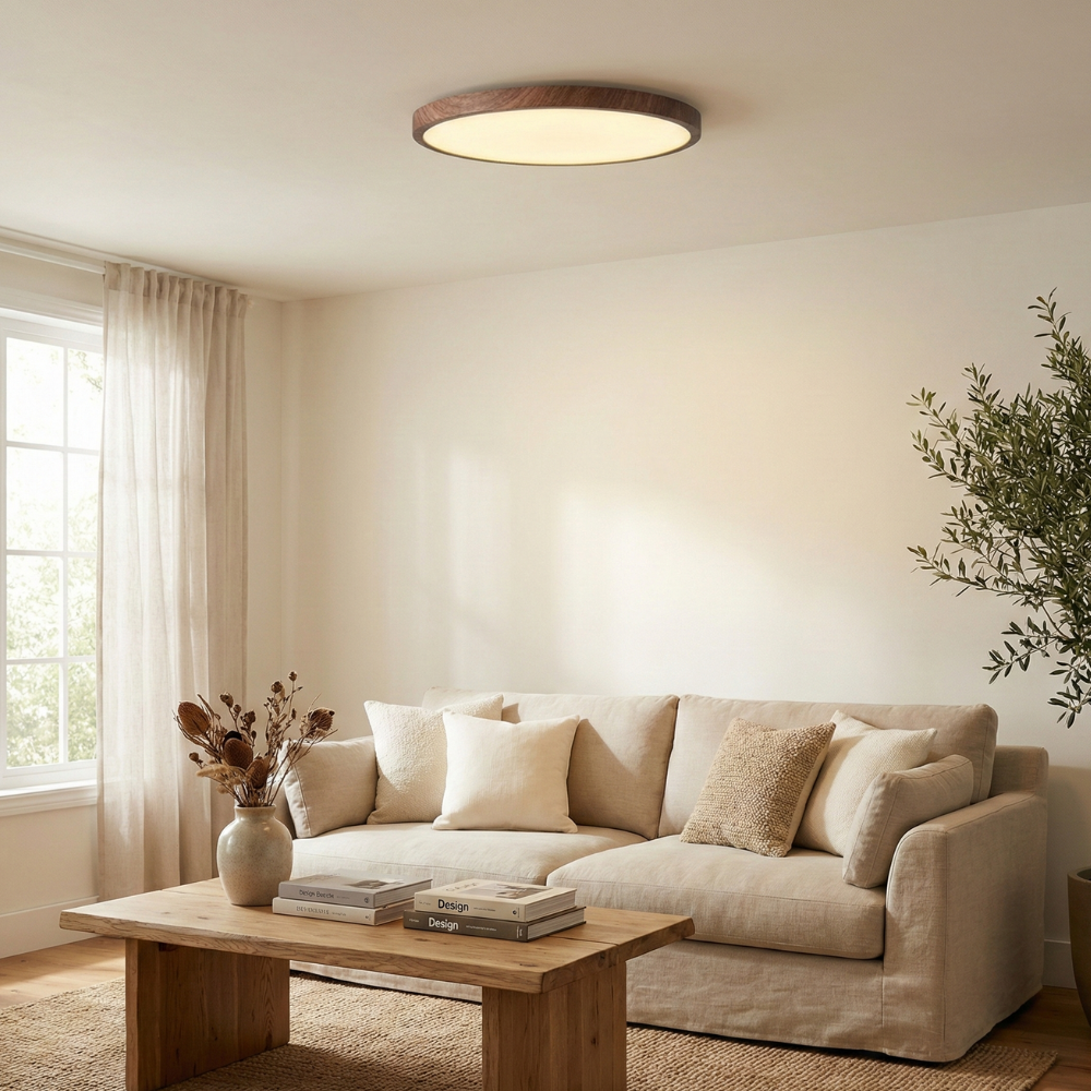 Slim LED Ceiling Lamp With Modern Flush Mount For Elegant Illumination