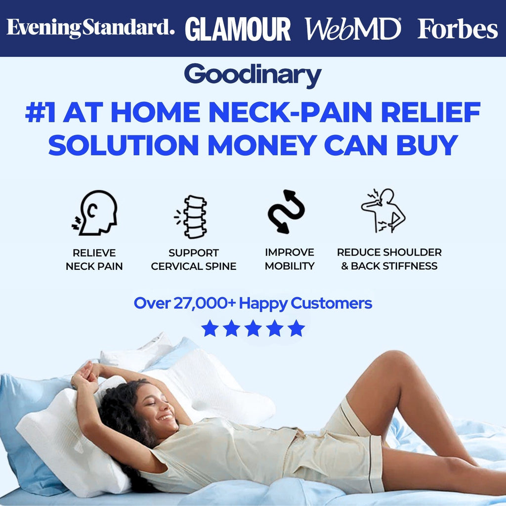 Ultra Cooling Pillow With Contoured Memory Foam For Restful Sleep