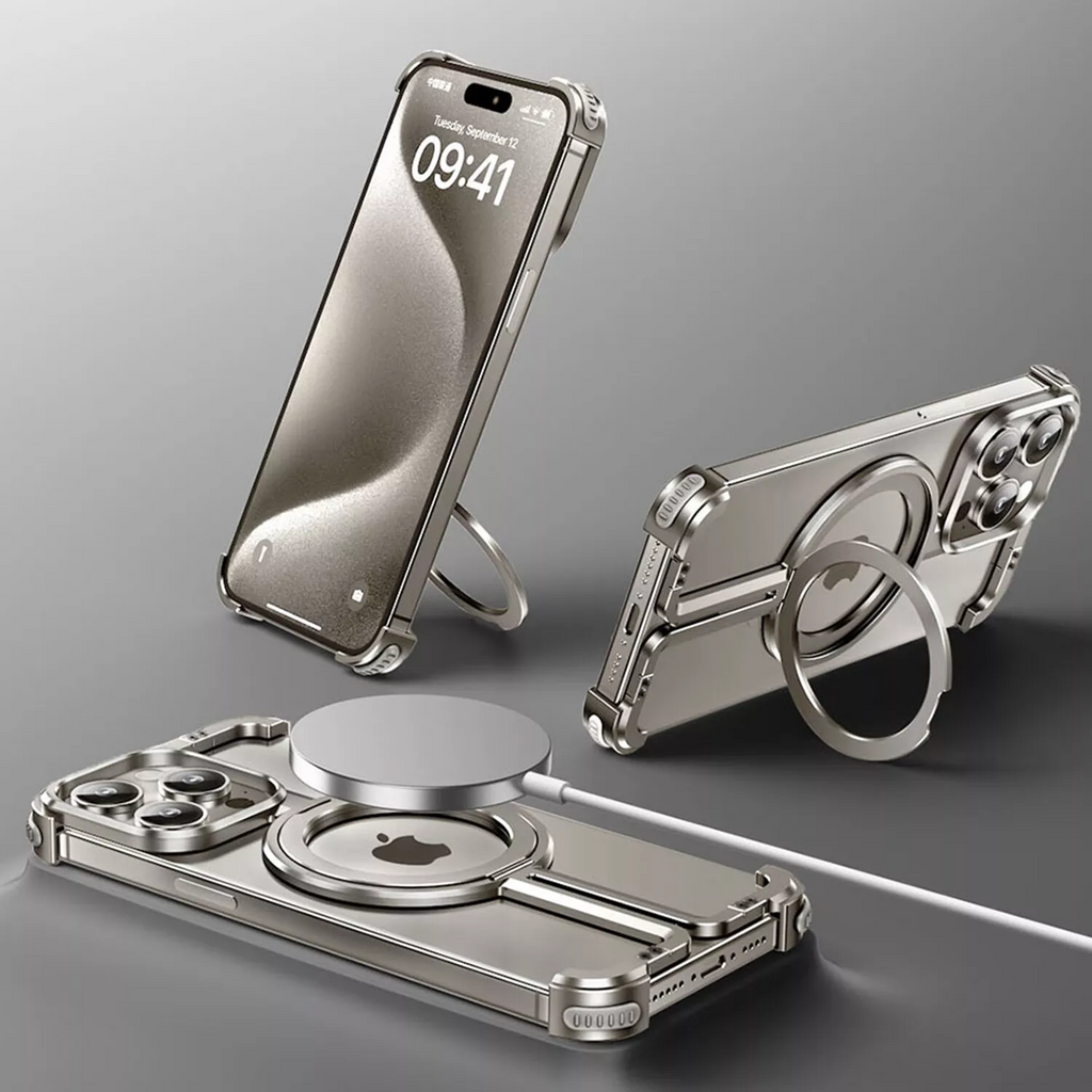 Aurex iPhone MagSafe tok — ultrakarcsú titán, keret nélküli kialakítás