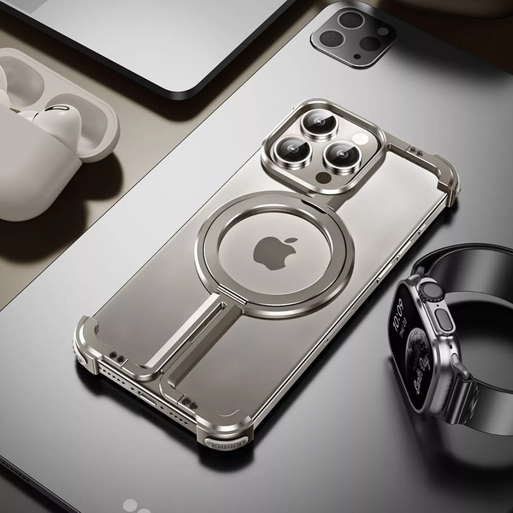 Aurex iPhone MagSafe tok — ultrakarcsú titán, keret nélküli kialakítás