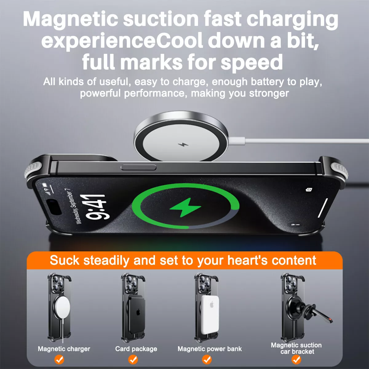 Aurex iPhone MagSafe tok — ultrakarcsú titán, keret nélküli kialakítás