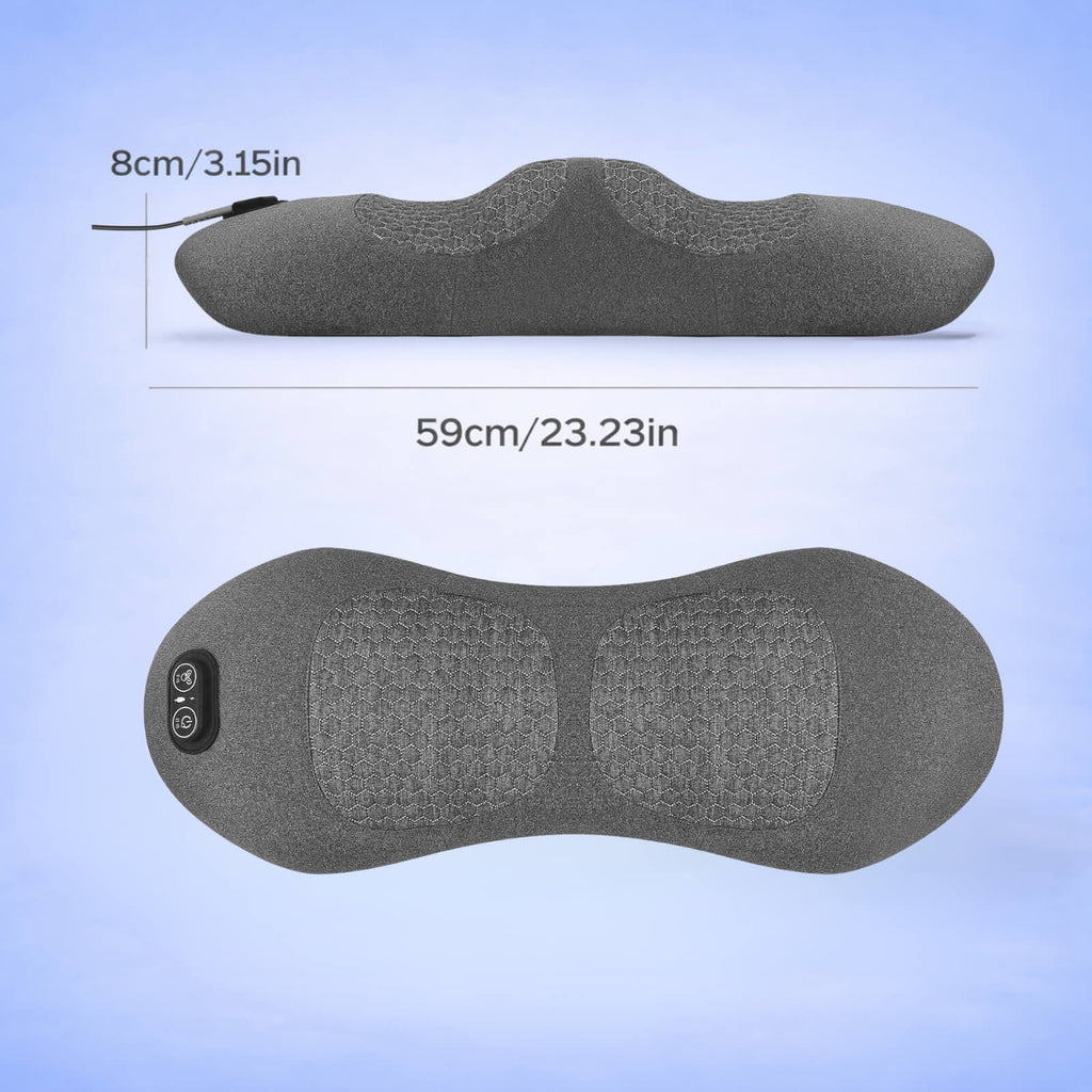 3-in-1 Back Massager with Heat - Vibration - Lumbar Support - Electric - Home & Office | meowbutter