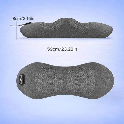 3-in-1 Back Massager with Heat - Vibration - Lumbar Support - Electric - Home & Office | meowbutter