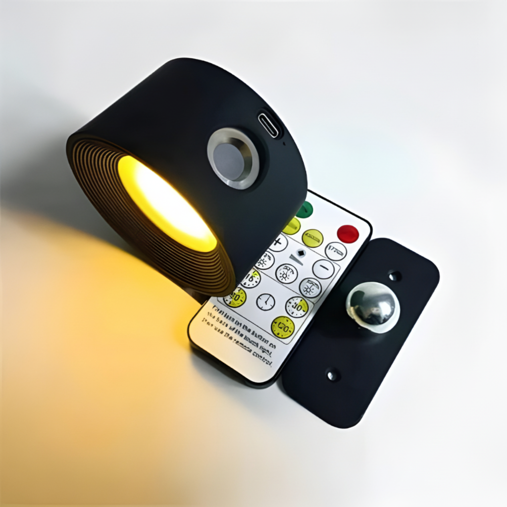 Nástěnné světlo s dobíjecí LED diodou a nastavitelným magnetickým držákem | Meowbutter