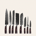 The Premium 67-Layer Damascus Steel 8-Piece Knife Set