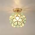 Retro Flower Ceiling Light | Colourful Vintage-Inspired PVC Flush Mount | Meowbutter