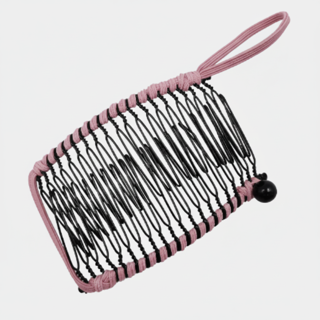 Vintage Hair Clip — Minimalist Iron Wire Frame, High-Tension Grip