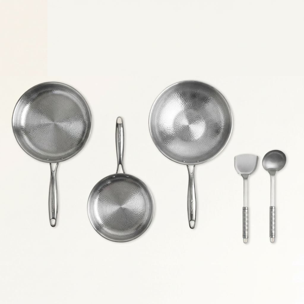 Premium Titanium Cookware Set Pro for Everyday Versatility and Lifetime Durability