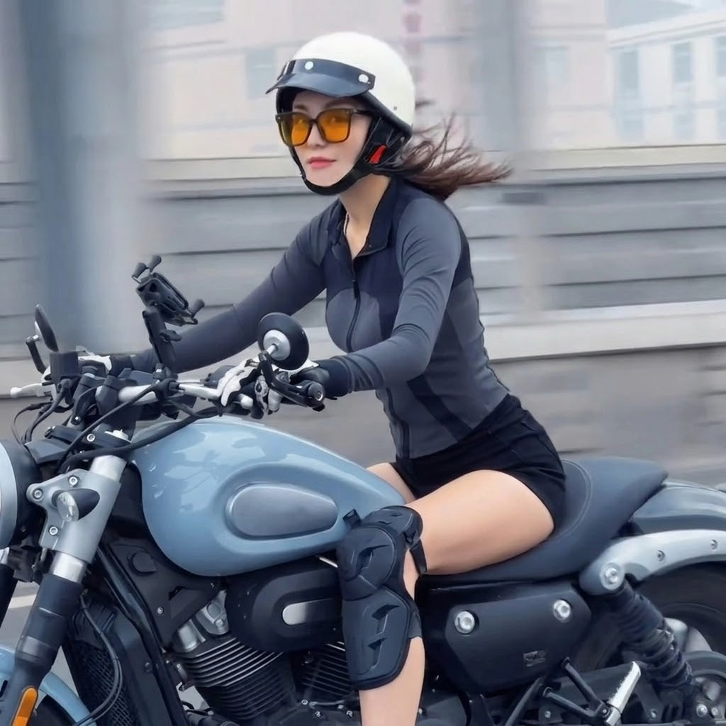 Premium Vintage Half Helmet – DOT & ECE Approved Motorcycle Helmet with Visor - Meowbutter