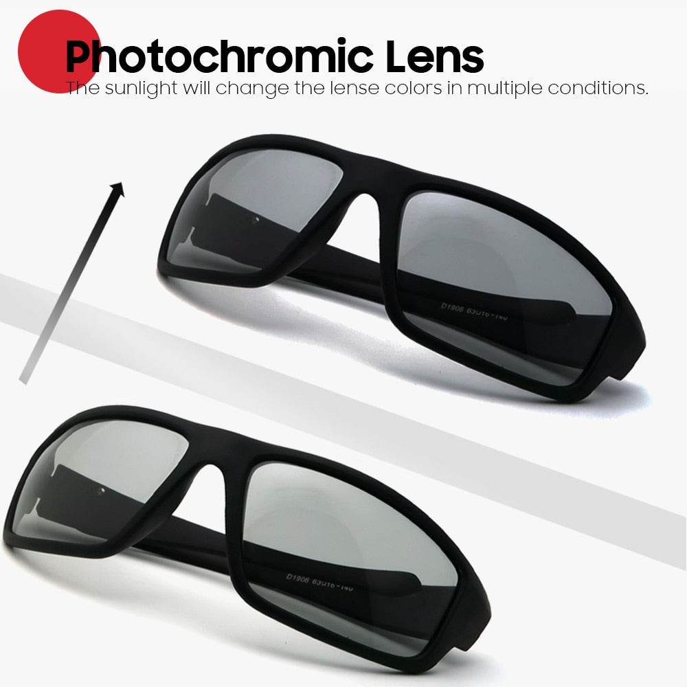 Lentes fotocromáticas polarizadas — proteção UV antirreflexo