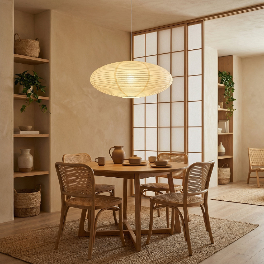 Vabri Indoor Paper Pendant Lamp For Dining Tables And More