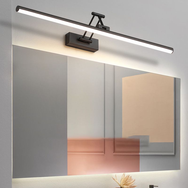 Slim Metal And Acrylic LED Wall Lamp With Integrated LED For Mirrors
