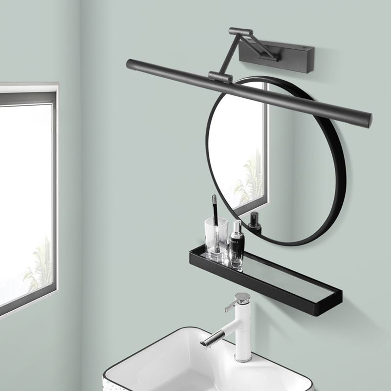 Slim Metal And Acrylic LED Wall Lamp With Integrated LED For Mirrors