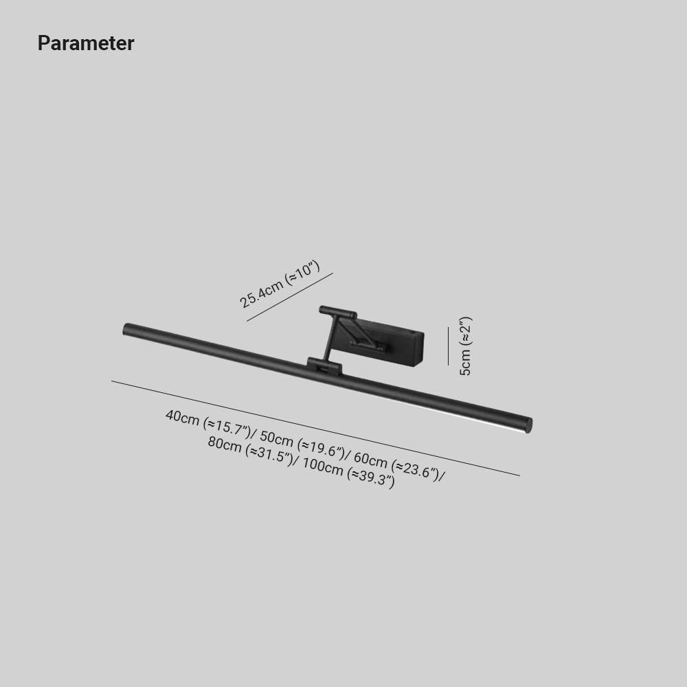 Slim Metal And Acrylic LED Wall Lamp With Integrated LED For Mirrors