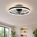 Takvifte med LED-lys - 50 cm - 6 hastigheter - 3 fargetemperaturer - Fjernkontroll | meowbutter