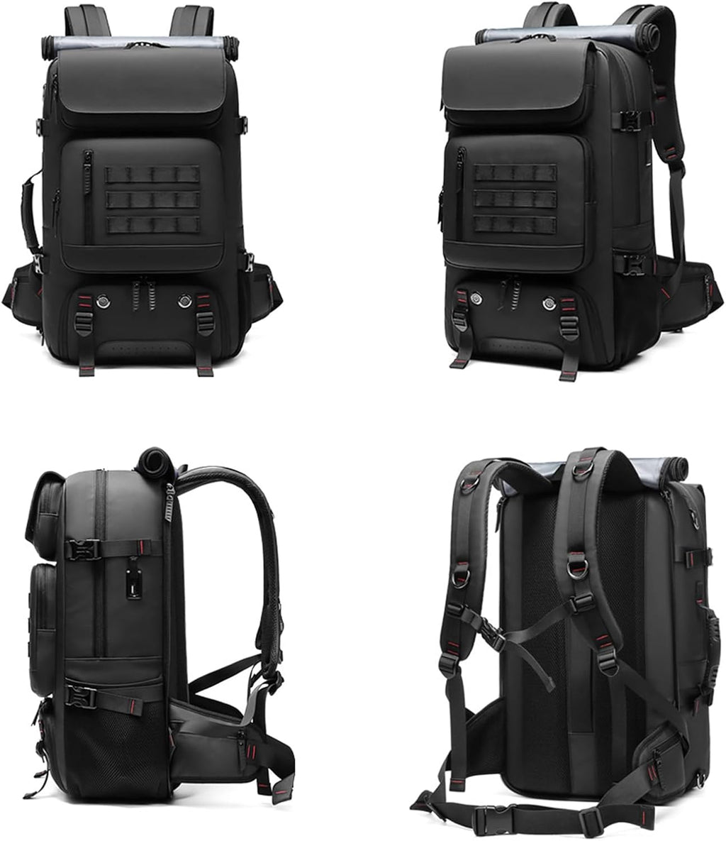 防水50Lトラベルバックパック — USB充電ポート