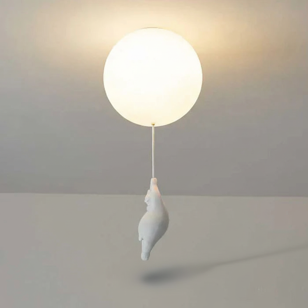 BalloonBearo bjørnelampe til børn - blødt varmt hvidt lys