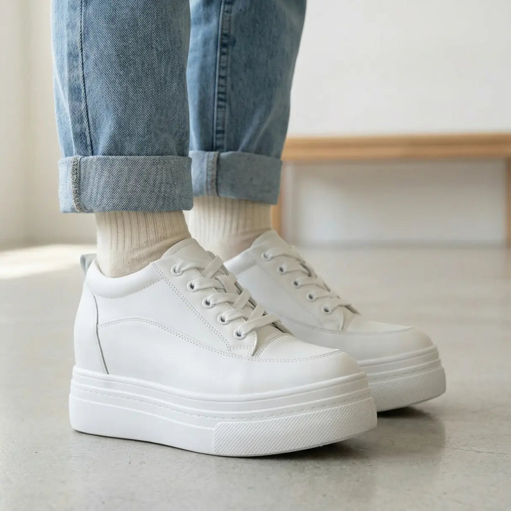 Veya Ten Centimeter Height Boost Platform Shoes For Everyday Style
