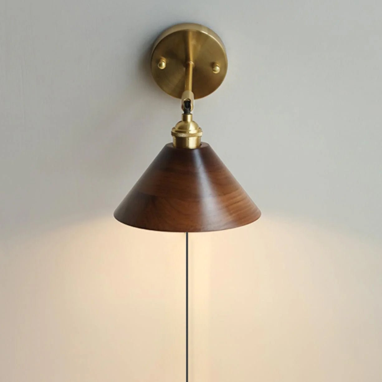 Kirrea Vintage Wall Lamp With Pull Chain Switch