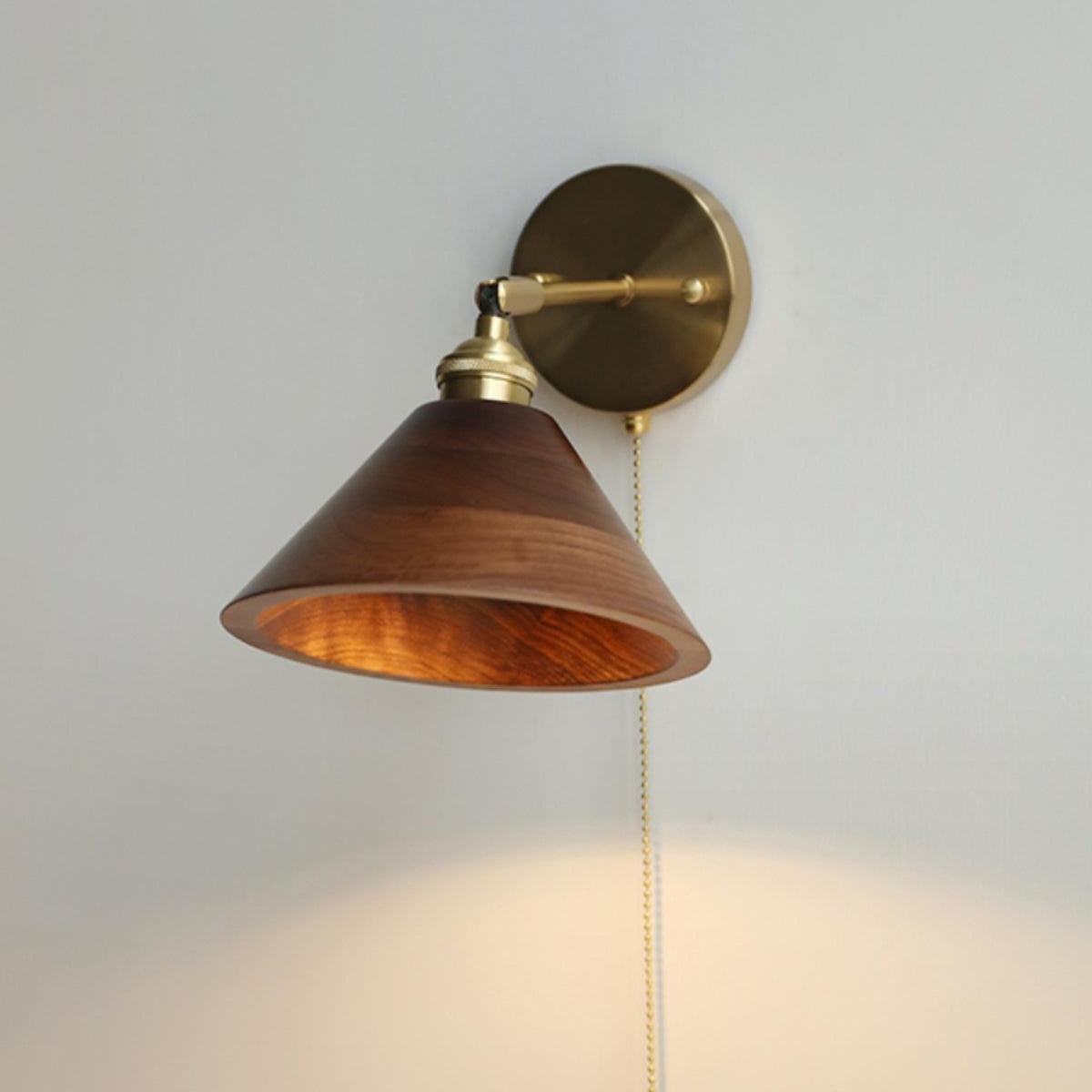 Kirrea Vintage Wall Lamp With Pull Chain Switch