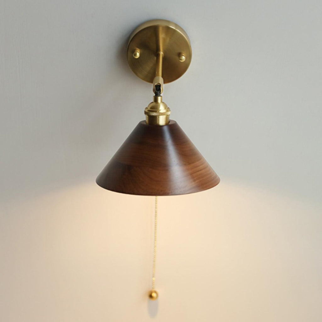 Kirrea Vintage Wall Lamp With Pull Chain Switch