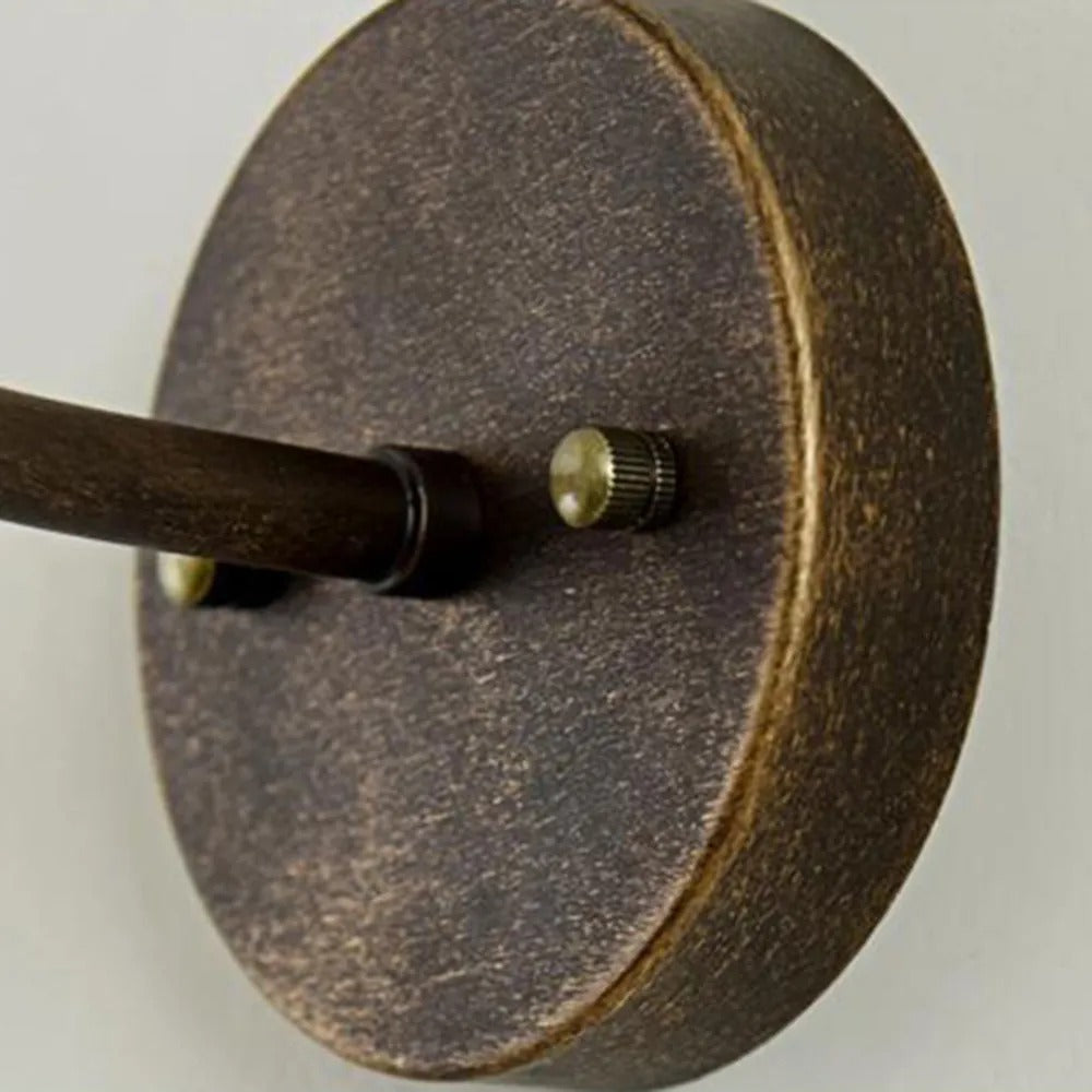 Outdoor Wall Lamp, Rustic Bowl-Style Design, Antique Brass, LED E26, Terrace And Entrance