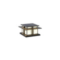 Garden Pole Pendant Light, Solar Or Wired, LED IP65, Automatic Lighting, Metal And Acrylic