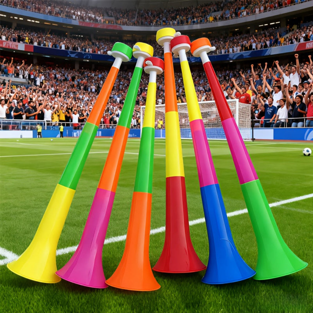 Portable Collapsible Vuvuzela Horn — High-Volume Acoustic Trumpet