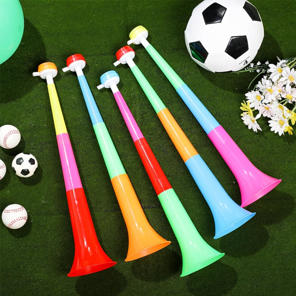 Portable Collapsible Vuvuzela Horn — High-Volume Acoustic Trumpet
