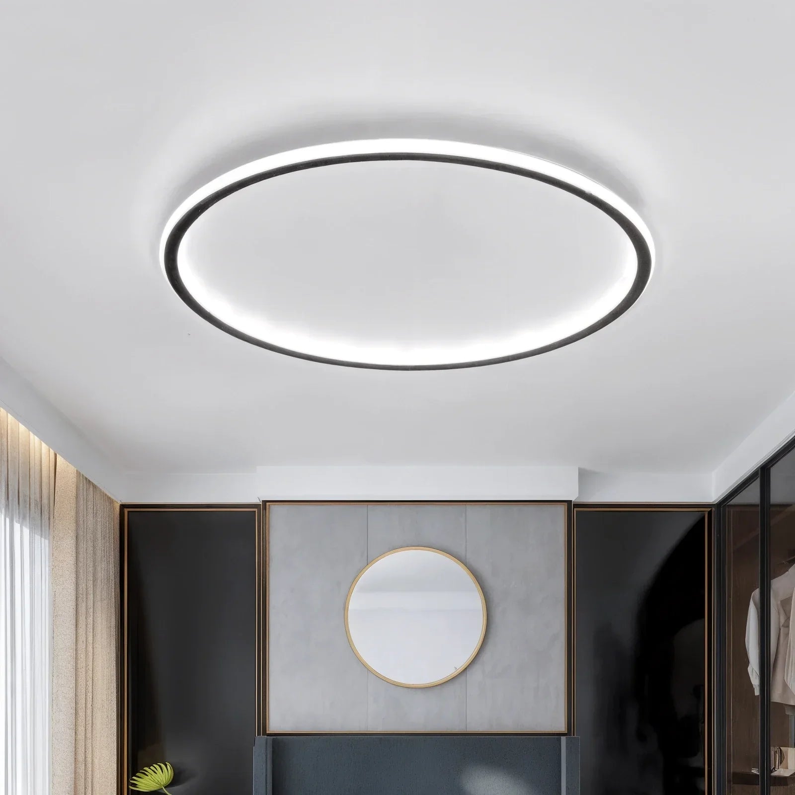 Vynala Round Ceiling Light in Scandinavian Design for Indoor Spaces