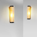 Outdoor Wall Light With Half Cylinder Glass Design, LED IP65, Warm White
