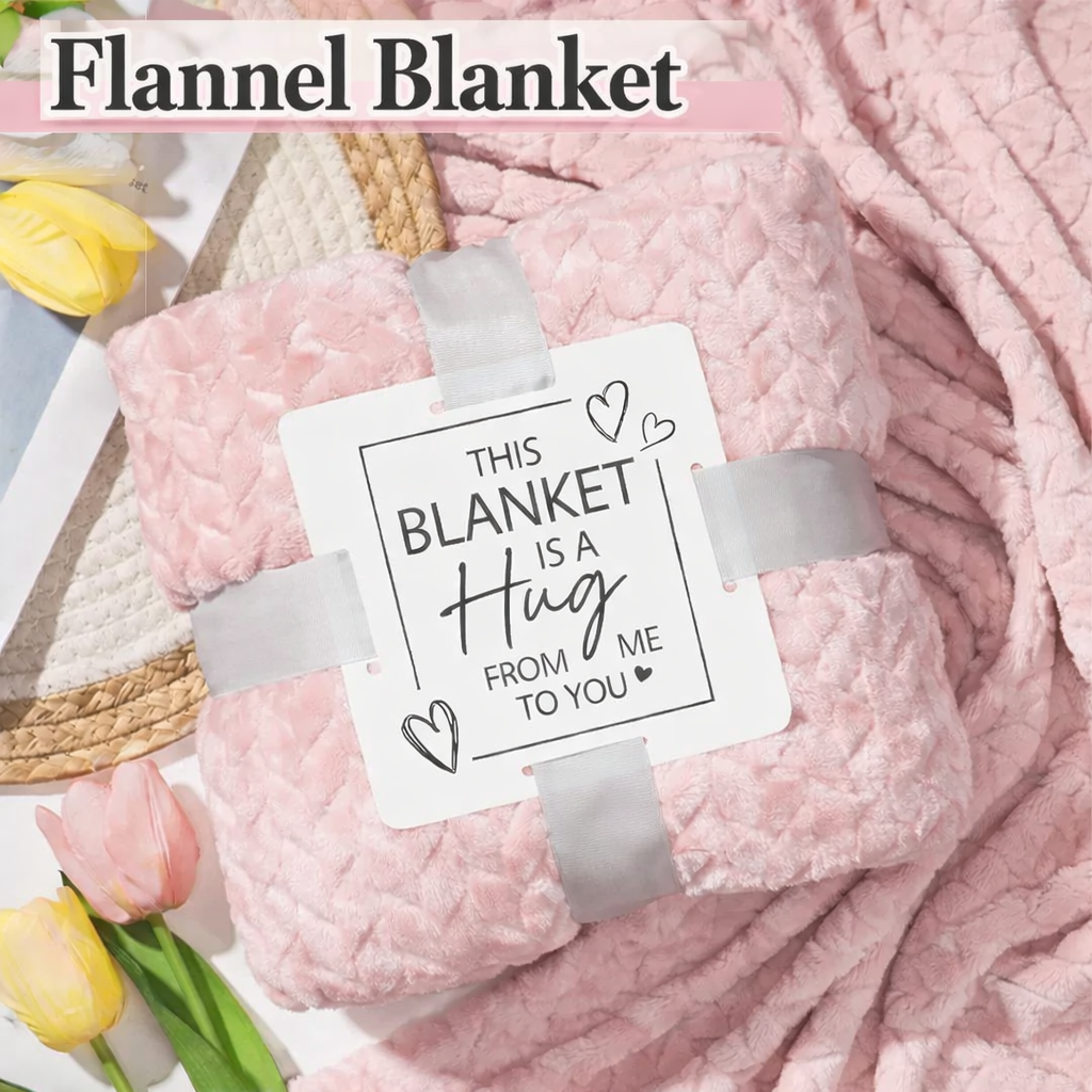 Confezione regalo spa per la cura di sé — Morbida coperta, accessori aromatici, kit di prodotti essenziali per il bagno
