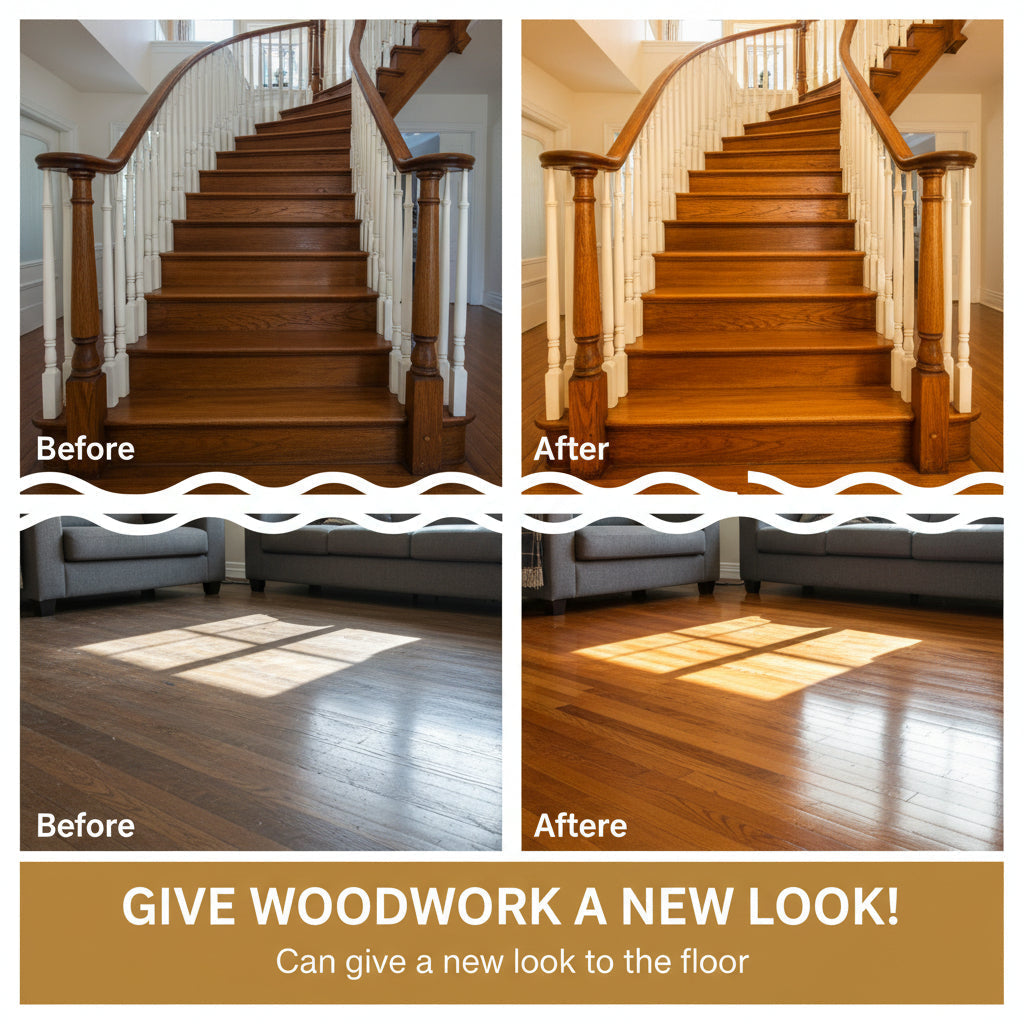 Natural Beeswax Wood Polish Spray — Cleaner and Furniture Conditioner