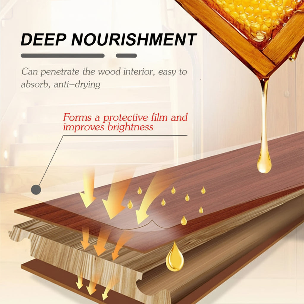 Natural Beeswax Wood Polish Spray — Cleaner and Furniture Conditioner