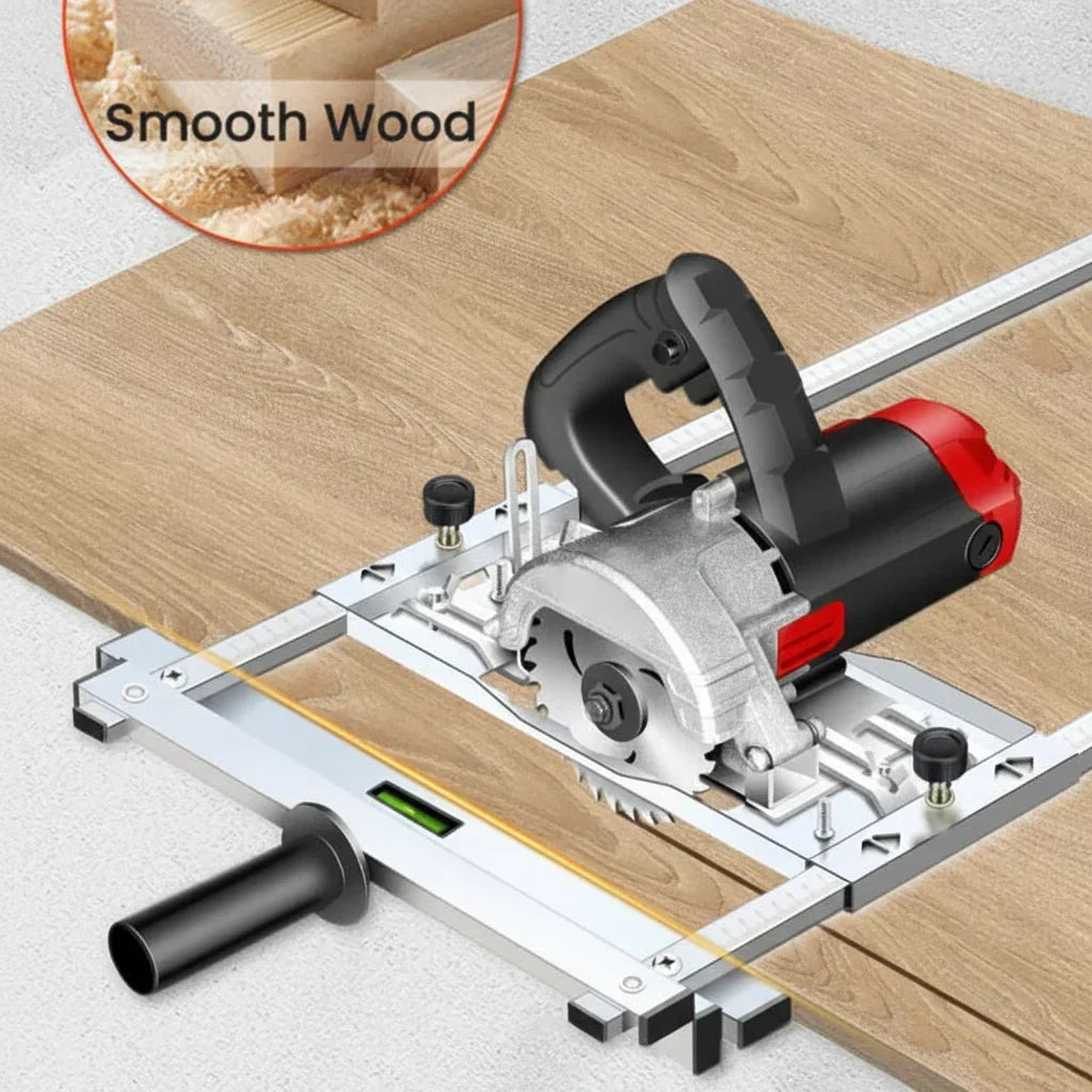 Adjustable Track System Cutting Guide for Circular Saws