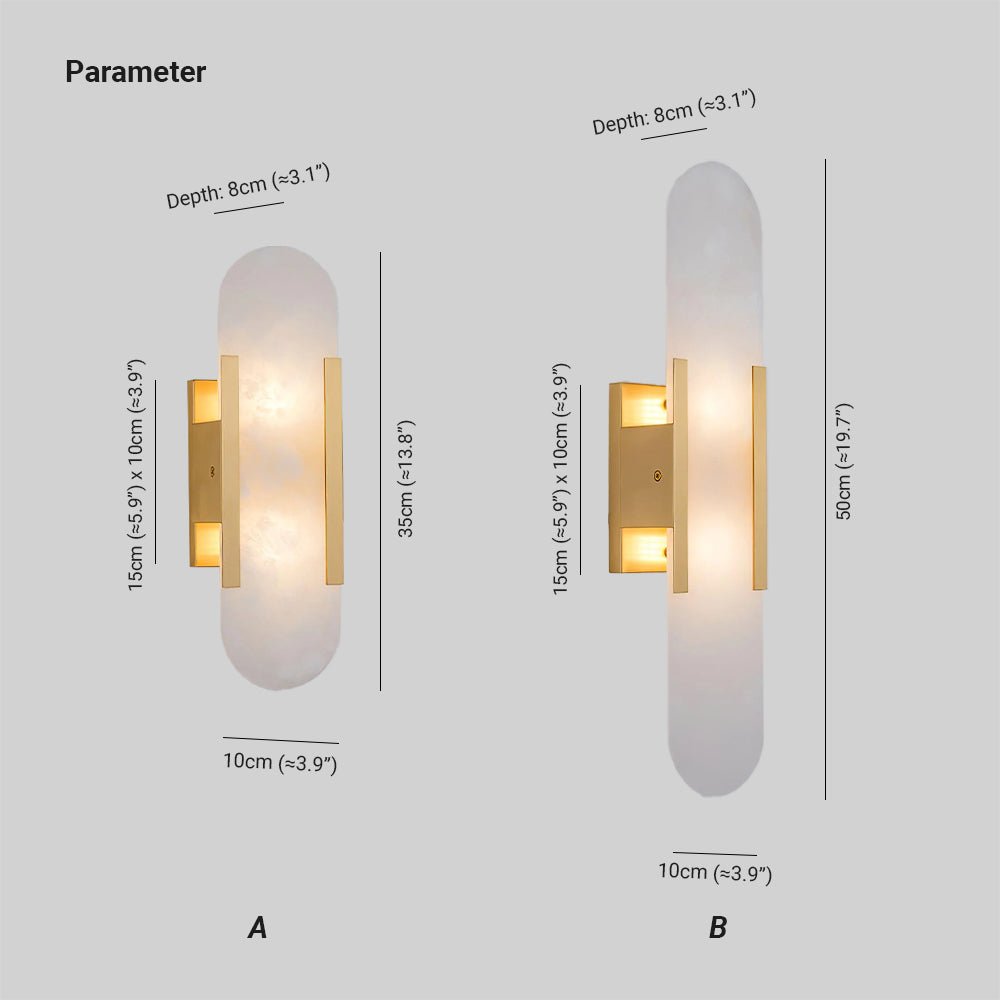 Aurelle | Luxury Alabaster Wall Lamp