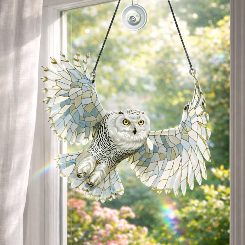 Wall Art Window Suncatcher Hummingbird Hanging Decor | Meowbutter