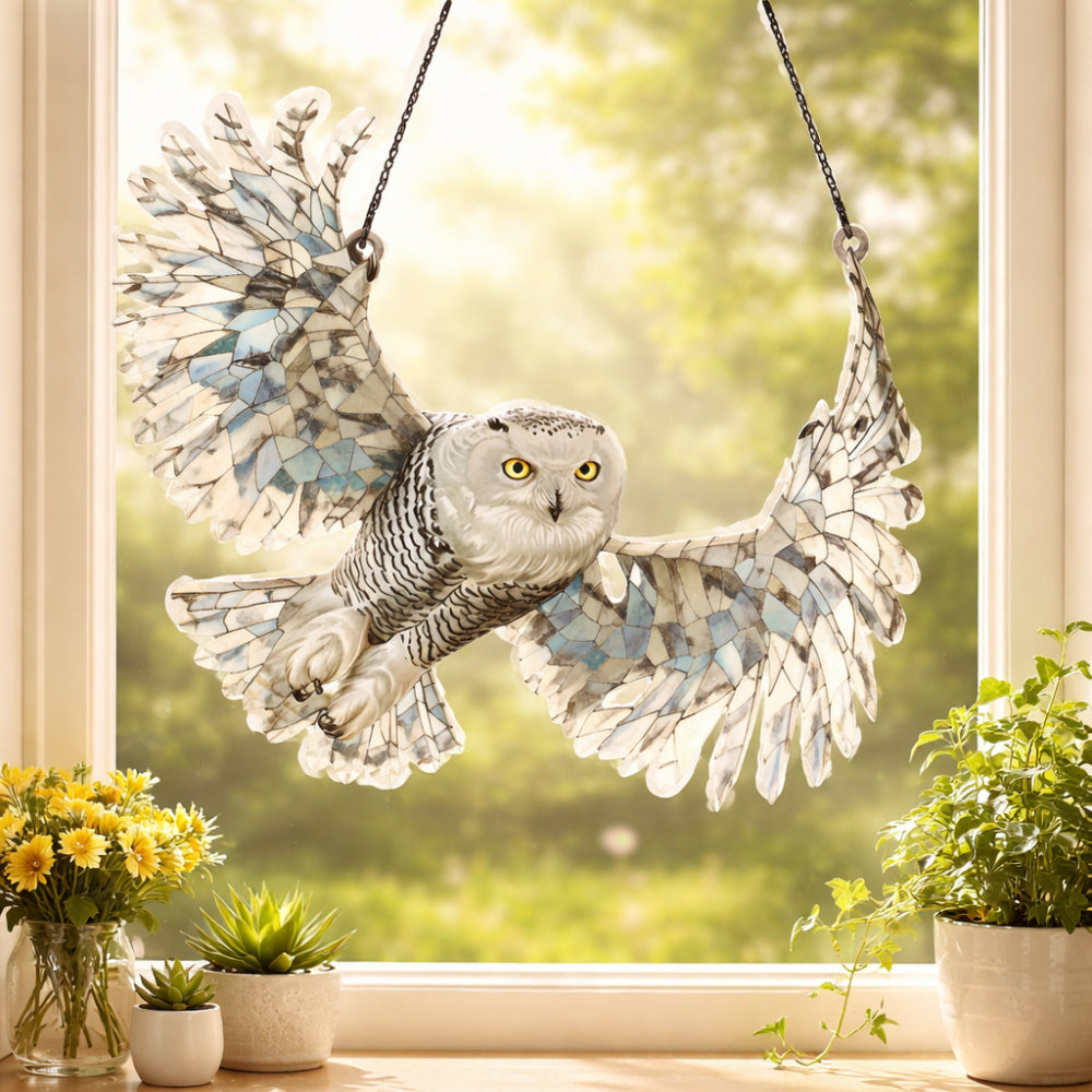 Wall Art Window Suncatcher Hummingbird Hanging Decor | Meowbutter