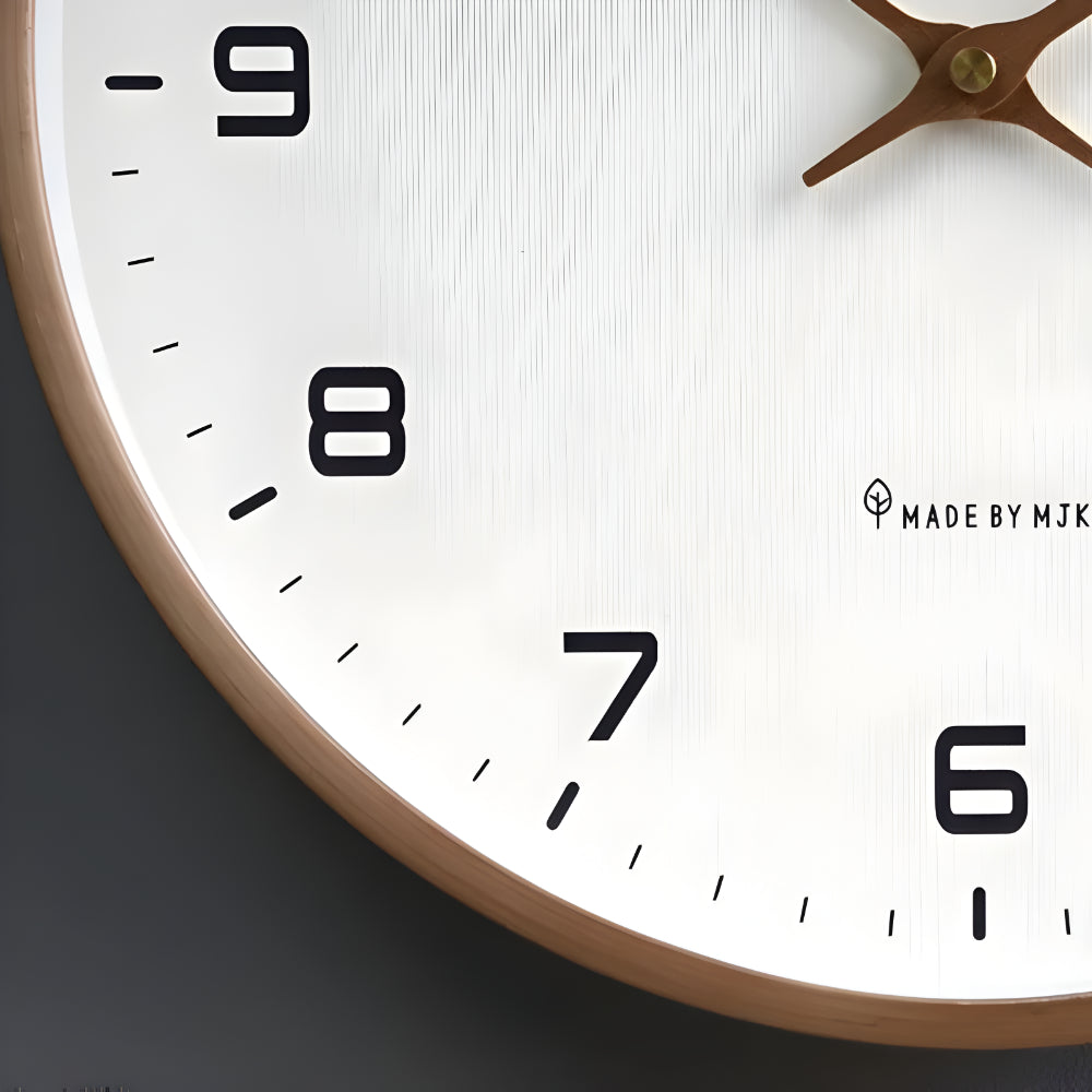 Orologio da parete silenzioso moderno rotondo decorativo per la casa | Meowbutter