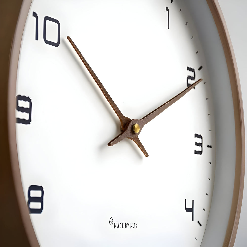 Orologio da parete silenzioso moderno rotondo decorativo per la casa | Meowbutter