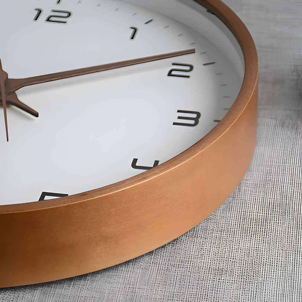 Orologio da parete silenzioso moderno rotondo decorativo per la casa | Meowbutter